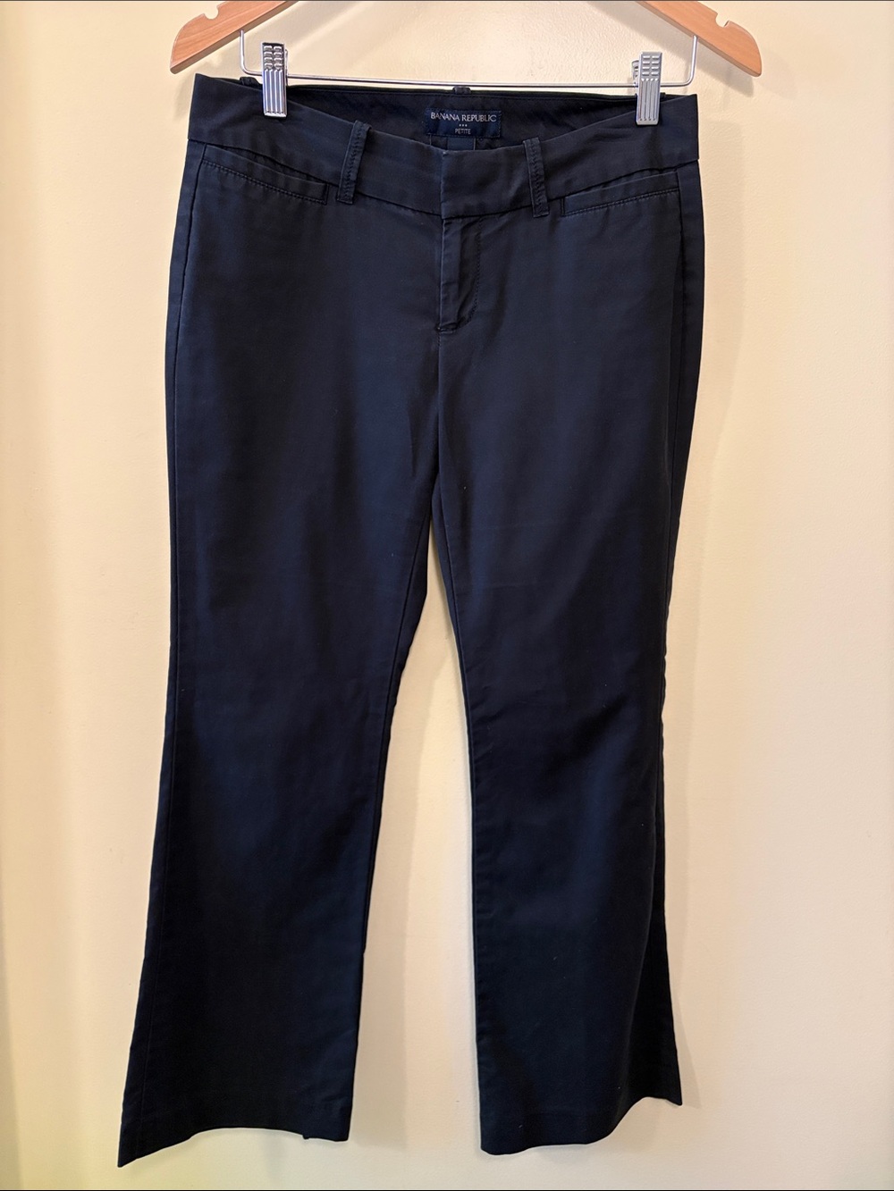 Banana Republic Black Bootcut Stretch Pants